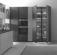 ESTANTES DE VIDRIO Y ALUMINIO LUCES CON SENSOR DE APERTURA